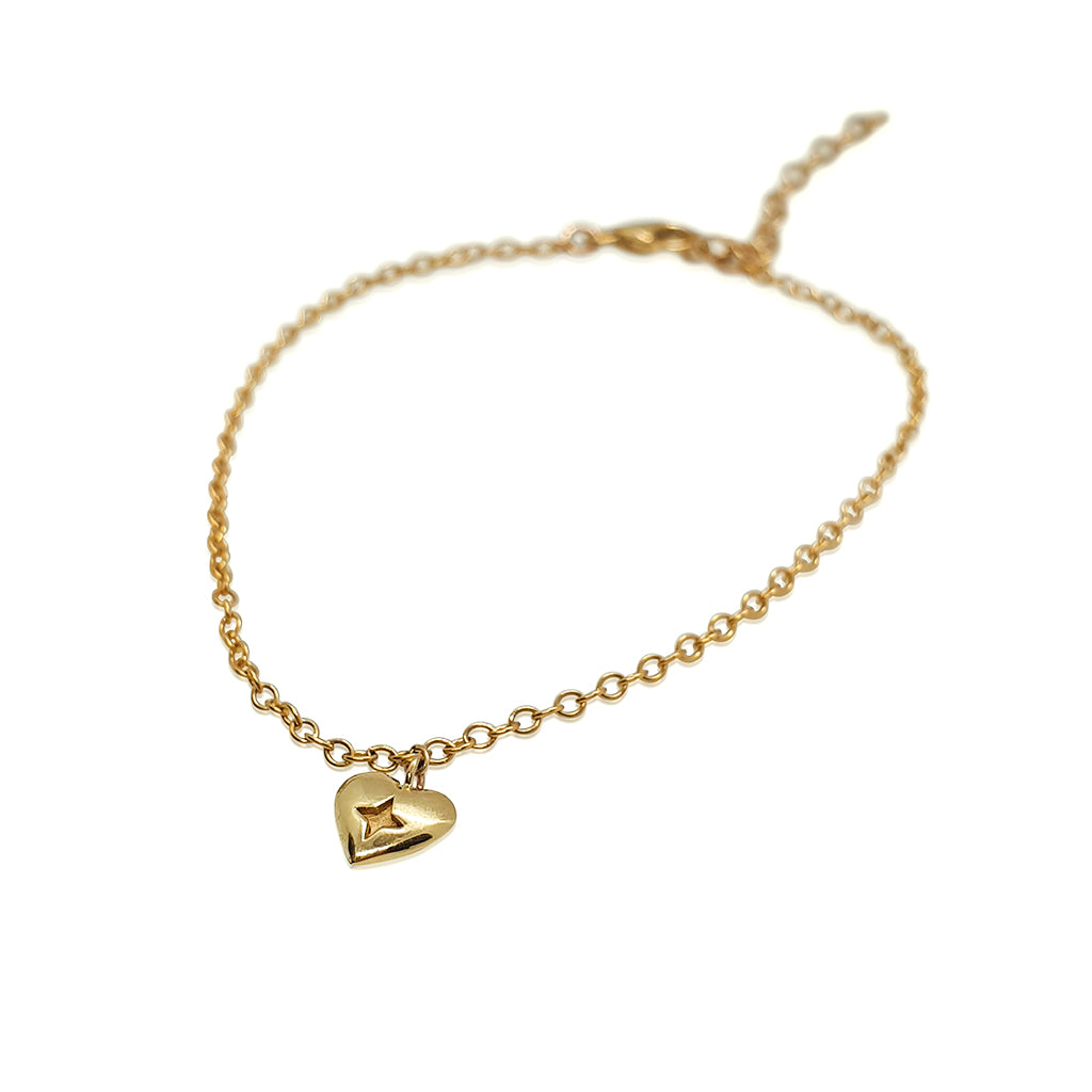 צמיד לב - bracelet בCharlie's Jewellery. [option1] - [variant_title]. תכשיטים יחודיים לנשים בעבודת יד