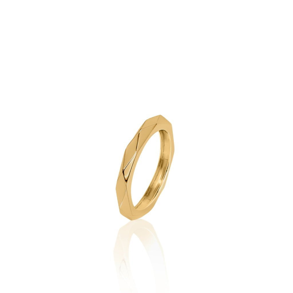 טבעת קלואי - טבעות בCharlie's Jewellery. ציפוי זהב - ציפוי זהב / 6. תכשיטים יחודיים לנשים בעבודת יד