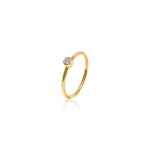 טבעת מוֹלִי - טבעות בCharlie's Jewellery. זהב - זהב / יהלום / 6. תכשיטים יחודיים לנשים בעבודת יד