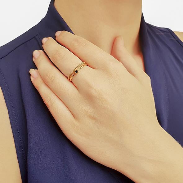 טבעת כדורים - טבעות בCharlie's Jewellery. [option1] - [variant_title]. תכשיטים יחודיים לנשים בעבודת יד
